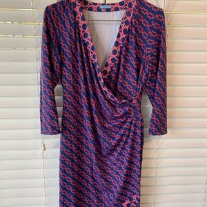 Faux wrap dress
